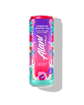 The front view of an Alani Nu Hawaiian Shaved Ice Energy Drink can, made with zero sugar.​